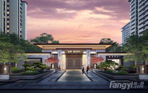 圣桦樾西湖位于一大街，三面环水，一面万达
